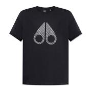 Moose Knuckles T-shirt med tryckt logotyp Black, Herr