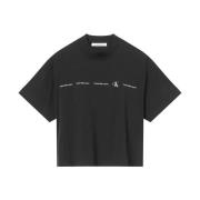 Calvin Klein Jeans Kortärmad T-shirt Black, Dam