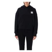 Amiri Svart Stickat Hoodie Aw24 Black, Dam