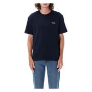 A.p.c. Mörkblå/ecru Boxy VPC T-shirt Blue, Herr