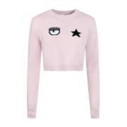 Chiara Ferragni Collection Rundhalsad T-shirt Pink, Dam