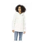 Mr&Mrs Italy Kort Parka Jacka med Justerbar Huva White, Dam