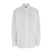 Barba Stilfull Neck Shirt Kollektion White, Herr