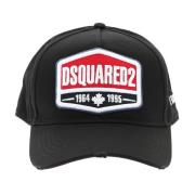 Dsquared2 Snygg Baseball Cap för Män Black, Herr