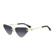 Dsquared2 Rimless Cat-Eye Solglasögon med Gradientglas Yellow, Dam