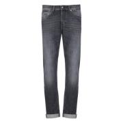 Dondup Svarta Skinny Bomulls Herr Jeans Black, Herr