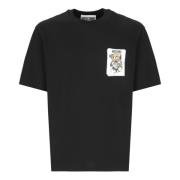 Moschino Svart Teddybjörntryck T-shirt Black, Herr