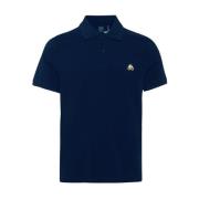 Moose Knuckles Guld Polo Navy Stilfull Skjorta Blue, Herr