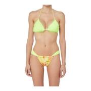 F**k Stiligt Bikini Set för Kvinnor Yellow, Dam