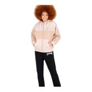 Champion Sweatshirt med Sweatshirt med dragkedja Pink, Dam