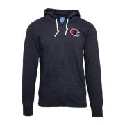 Champion Sweatshirt med Sweatshirt med dragkedja Blue, Herr