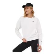 Champion Crewneck Sweatshirt White, Dam