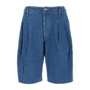 Kenzo Broderade Bermuda Shorts Blue, Herr