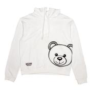 Moschino Hoodies White, Dam