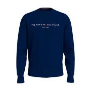 Tommy Hilfiger Crew Neck Sweatshirt Blue, Herr