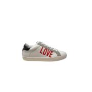 Love Moschino Låga Sneakers White, Dam