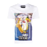 Versace Jeans Couture Kortärmad T-shirt White, Dam