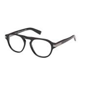 Ermenegildo Zegna Svart Grå Glasögonbågar Ez5281 Black, Unisex