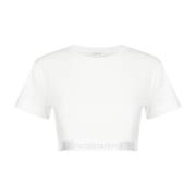 Patrizia Pepe Kortärmad T-shirt White, Dam