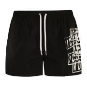 Dsquared2 Ikoniska Logga Badshorts Svart Black, Herr