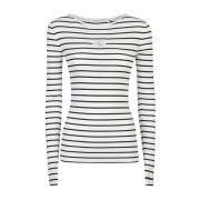 Calvin Klein Jeans Vit Sweater Kollektion White, Dam