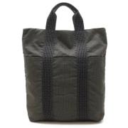 Hermès Vintage Pre-owned Canvas totevskor Gray, Dam