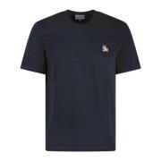 Maison Kitsuné Chillax Fox Patch T-Shirt Blue, Herr