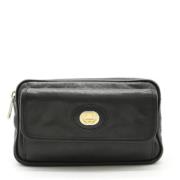 Gucci Vintage Pre-owned Laeder kuvertvskor Black, Dam