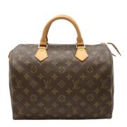 Louis Vuitton Vintage Pre-owned Canvas louis-vuitton-vskor Brown, Dam