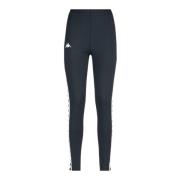 Kappa Stiliga Leggings för Kvinnor Black, Dam