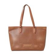 Love Moschino Stiliga Tote Bags för dagligt bruk Brown, Dam