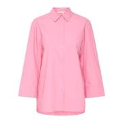 InWear Boxy Skjorta Cashmere Rose Kort Ärm Pink, Dam