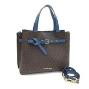 Michael Kors Pre-owned Pre-owned Laeder handvskor Blue, Dam