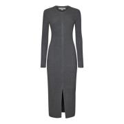 Remain Birger Christensen Grå Klänning Aw24 Elegant Stil Gray, Dam