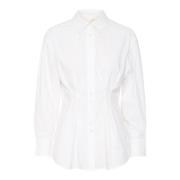 InWear Feminin Waist Shirt Blus Pure White White, Dam