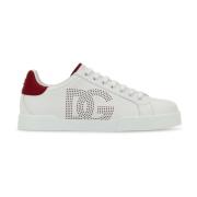 Dolce & Gabbana Vita Nappa Läder Sneakers White, Herr