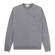 Lacoste Silver Chine Stickad Tröja Gray, Herr