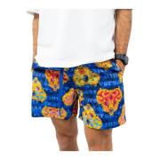 Versace Jeans Couture Hjärta Couture Badshorts Blå Blue, Herr