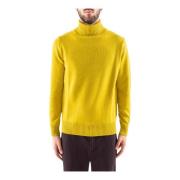 Corsinelabedoli Turtleneck Jumpers i Marino Ull Yellow, Herr