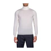 Corsinelabedoli Turtleneck Jumpers Essential Style Comfort White, Herr