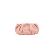 Biagini Mini Rosa Python Clutch Väska Pink, Dam