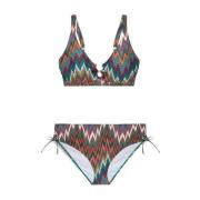 Fiorella Rubino Ring-Detalj Bikini Multicolor, Dam