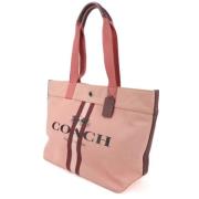 Coach Pre-owned Pre-owned Canvas totevskor Pink, Dam