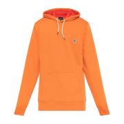 PS By Paul Smith Sweatshirt med zebramotiv Orange, Herr