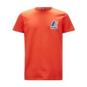 K-Way Kortärmad T-shirt Orange, Herr