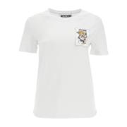 Moschino Teddy Bear T-Shirt White, Dam