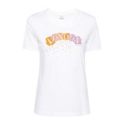 PS By Paul Smith Grafiskt Tryck Crew Neck T-shirt White, Dam