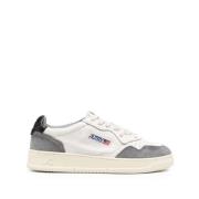 Autry Perforerade lädersneakers Gray, Dam