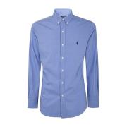 Ralph Lauren Blårandig Slim Fit Skjorta Blue, Herr