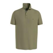 Tommy Hilfiger Herr Polo med Dekorativa Detaljer Green, Herr